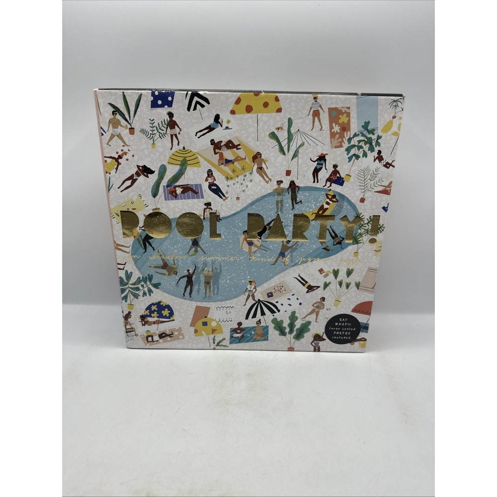 Pool Party Puzzle Carolyn Suzuki Goods 50cm X‎ 70cm Used 2021 Out Of Production